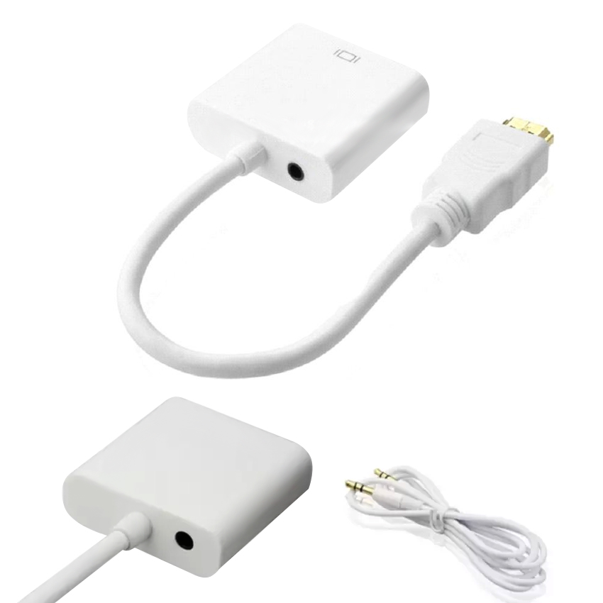 Cáp chuyển đổi HDMI sang VGA có âm thanh cao cấp