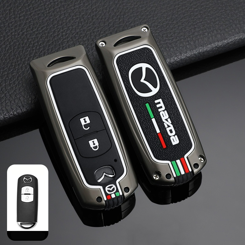 Vỏ bọc, ốp bảo vệ chìa khóa thông minh phản quang cho xe mazda 2,3,6,cx-3,cx-5,cx-8 trước 2020