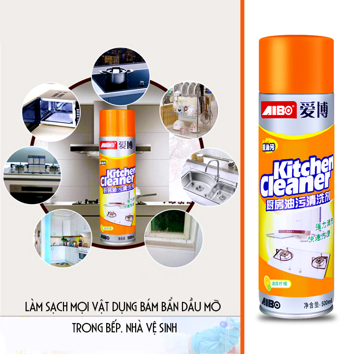 Chai xịt tẩy rửa đa năng dùng cho nhà bếp loại mới AIBO 500ml - Gia dụng  Huy Tuấn | Lazada.vn