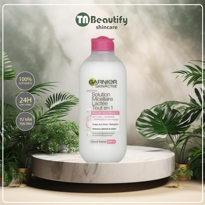 [7 LOẠI] Nước Tẩy Trang Garnier SkinActive 400ml Pháp