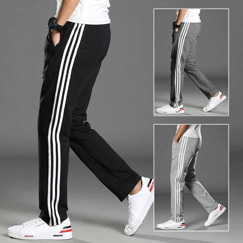 [ Mẫu Mới 2023 ] Quần Jogger Nỉ Thu Đông Nam Ống Suông Phối Ba Sọc Phong Cách Thể Thao Trẻ Trung Thời Trang Xưởng May Phong Dũng MEN QUAN 059