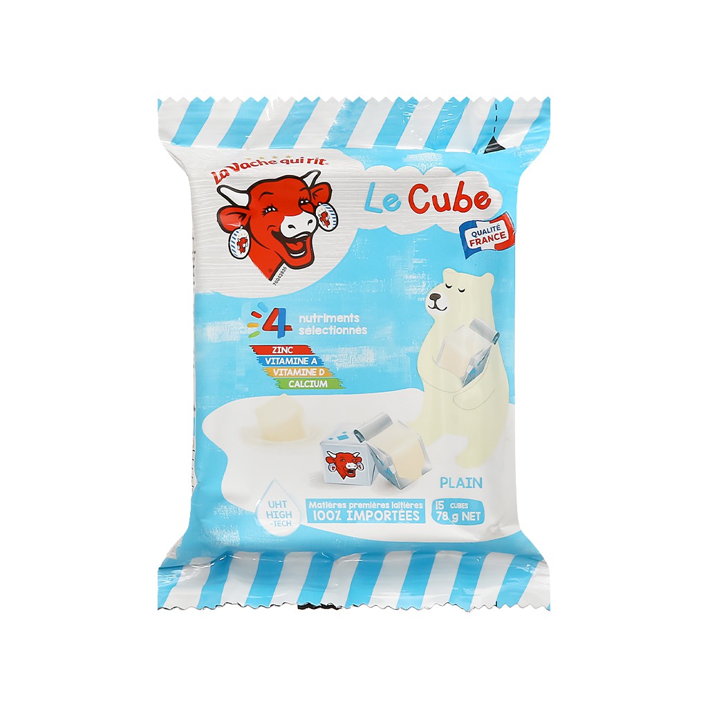 Phô mai vị sữa Con Bò Cười Belcube gói 78g 15 viên - Bách hoá Hoàng Thiên