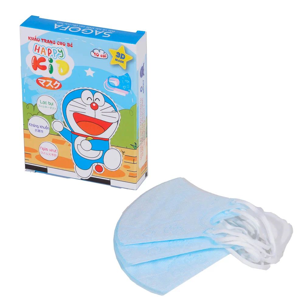 Khẩu Trang Y Tế Happykid Khẩu Trang Em Bé ( hộp 10 cái)