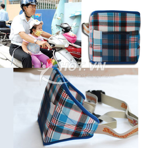 [HÀNG VIỆT NAM] Đai đi xe máy an toàn cho bé hàng Việt Nam - Đai nịch đi xe máy an toàn cho bé - Điều chỉnh được kích thước - Bảo vệ an toàn cho con và gia đình
