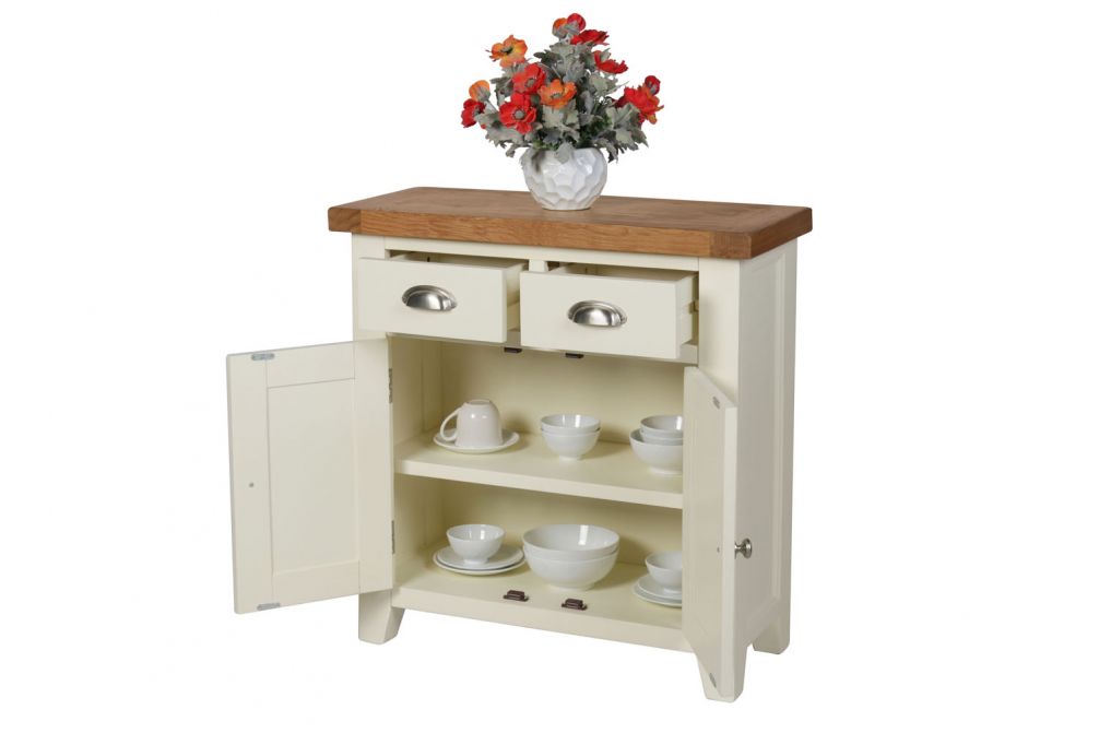 Tủ Sideboard 2 Hộc 2 Cánh / Oak & Pine 2 Door Sideboard Cupboard Cabinet