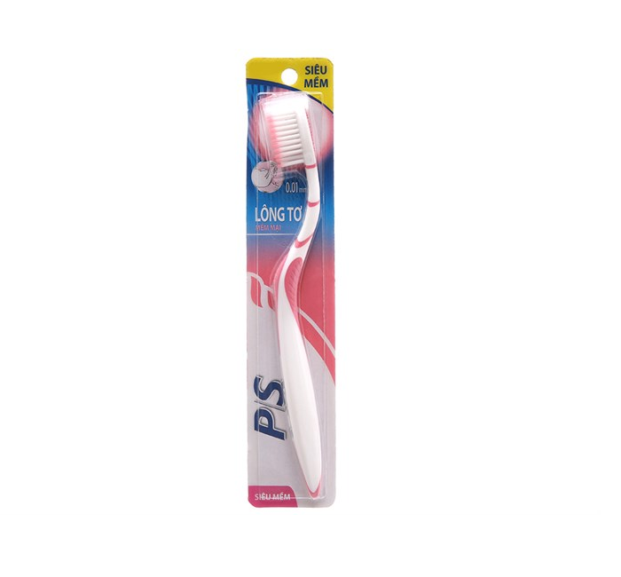 Bàn chải đánh răng P/S lông tơ mềm 0.01mm