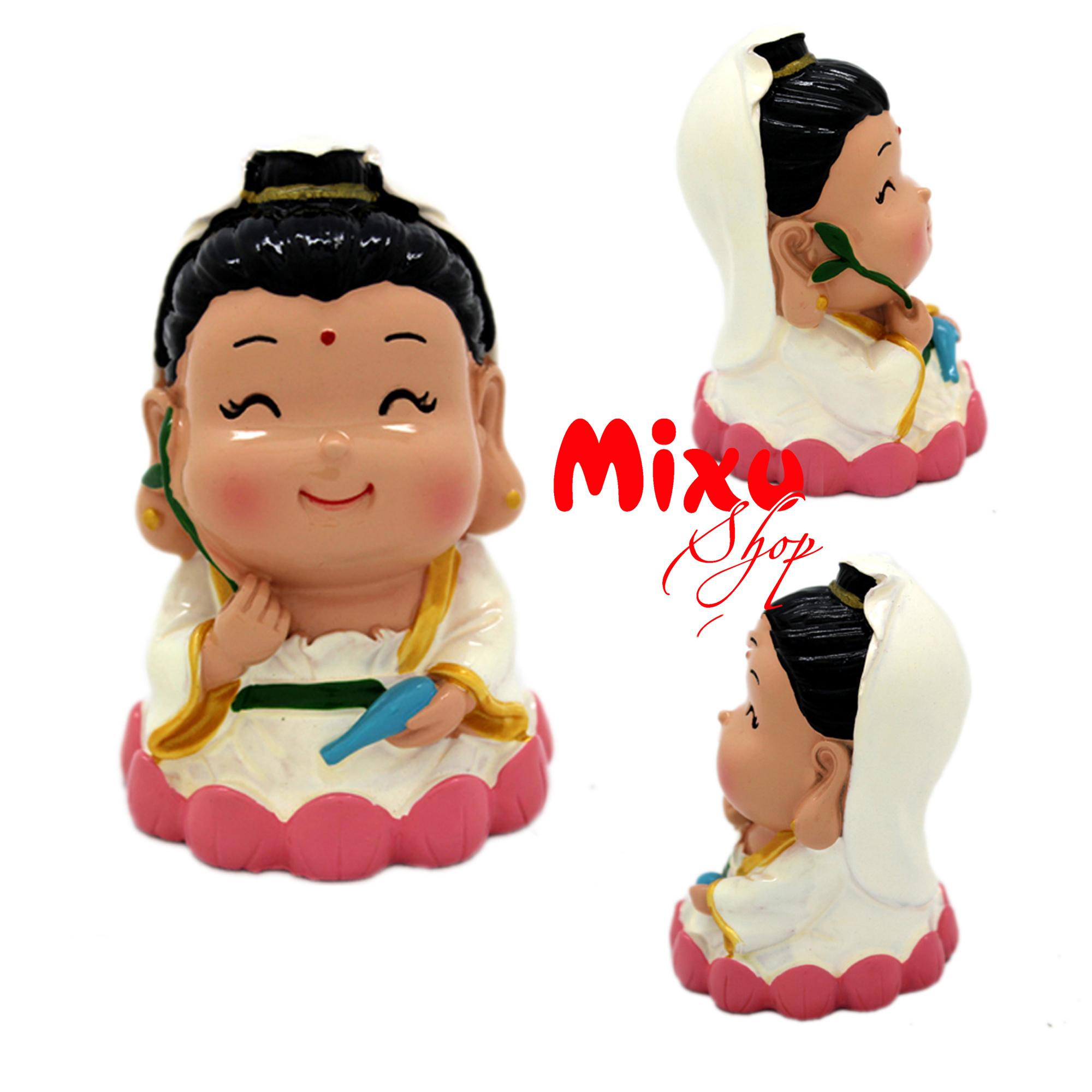 [HCM]Tượng chibi Quan Âm Bồ Tát size 6cm