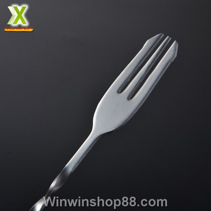 Muỗng Khuấy Inox Pha Chế Cocktail Dài 32cm