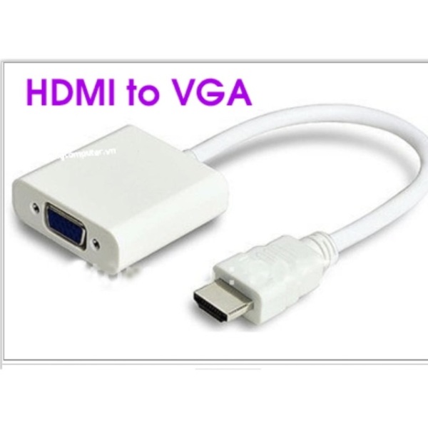 Bảng giá Cáp chuyển đổi tín hiệu HDMI sang VGA cam kết hàng đúng mô tả chất lượng đảm bảo an toàn đến sức khỏe người sử dụng đa dạng mẫu mã màu sắc kích thước Phong Vũ