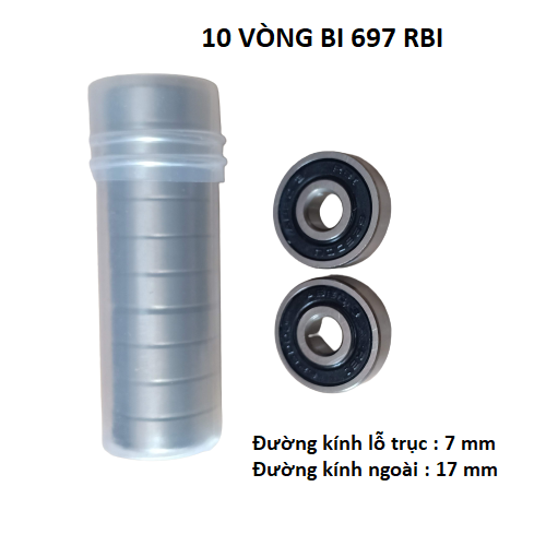 10 vòng bi 697 RBI chất lượng cao