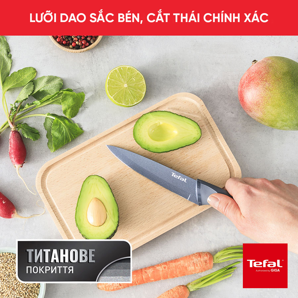 Dao gọt trái cây Tefal Fresh Kitchen K1220604, 9cm