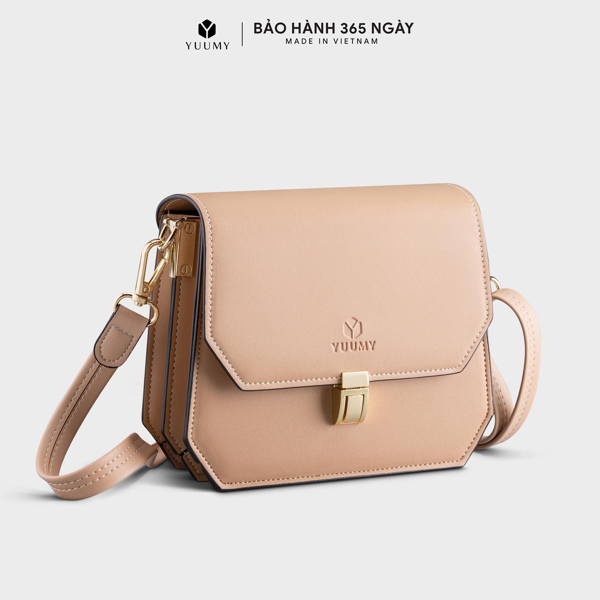 Túi đeo chéo nữ mini khóa bấm Yuumy Seasand YN124