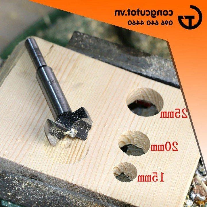 Bộ 5 mũi khoan khoét lỗ GỖ,NHỰA bản lề kiểu forstner-BỘ MŨI KHOÉT LỖ BẢN LỀ