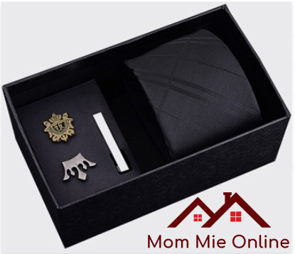[HCM]Bộ cà vạt nam dự tiệc bản 6cm - HVC