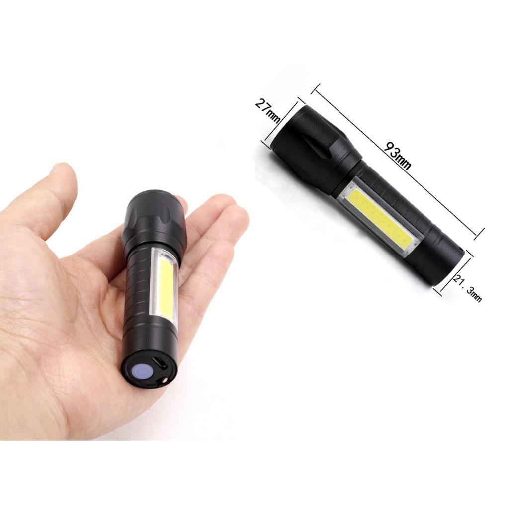 [HCM]Bán Buôn - Đèn Pin Mini Siêu Sáng Cao Cấp Có Zoom