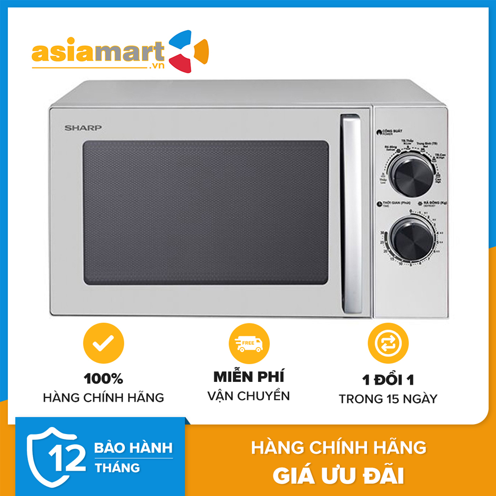 Lò vi sóng cơ Sharp R-205VN-S 20L (Xám)