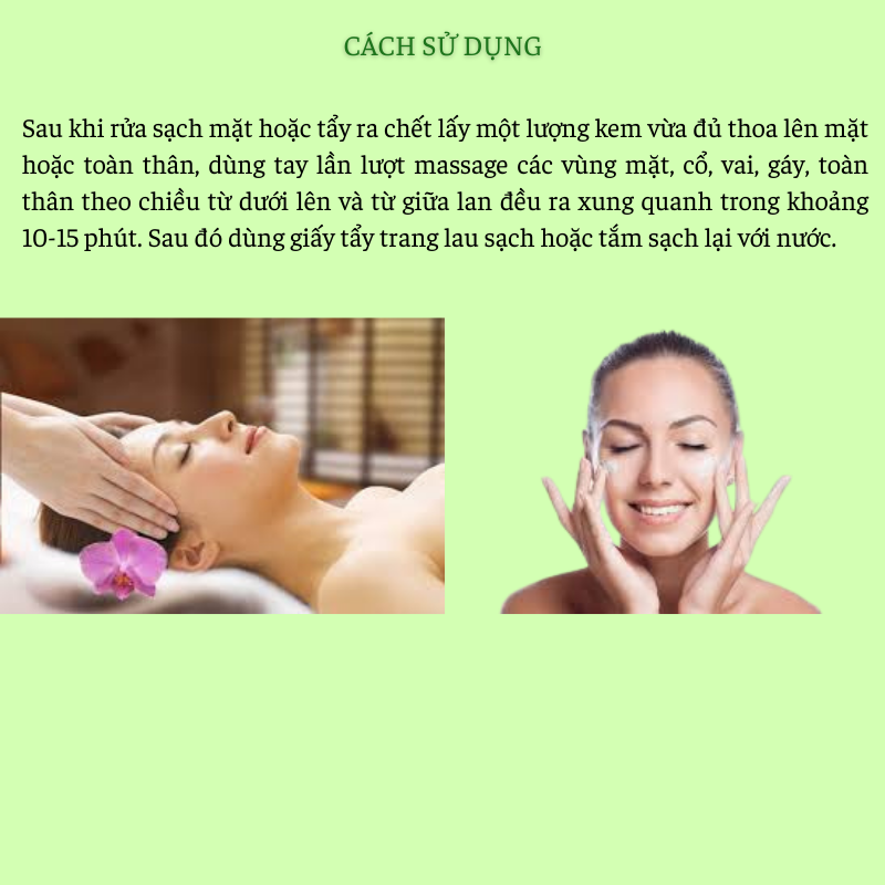 [Freeship] Kem massage tinh chất Trà xanh Hàn Quốc 450g