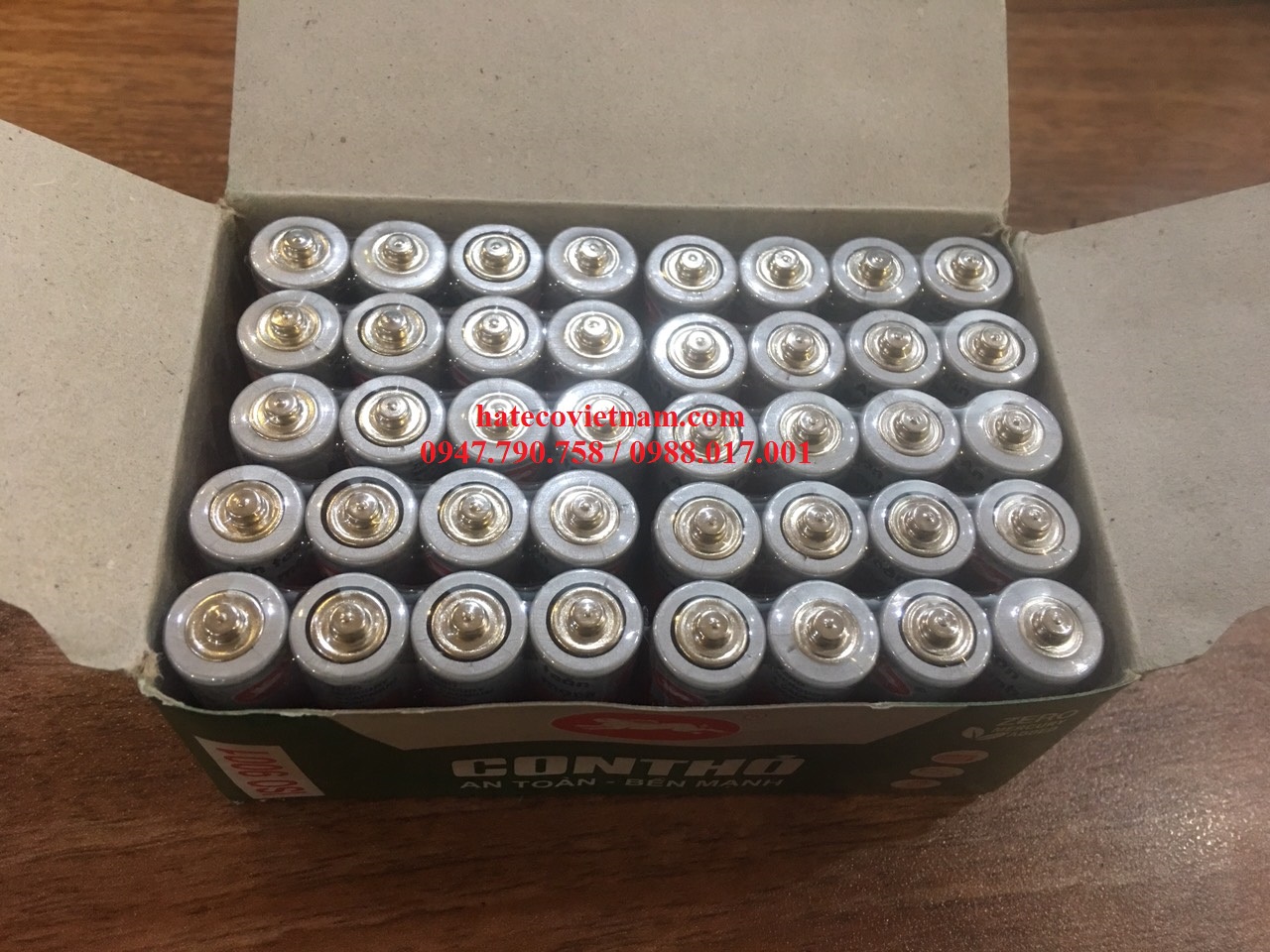 Vỉ pin tiểu - Vỉ pin con thỏ 4 viên