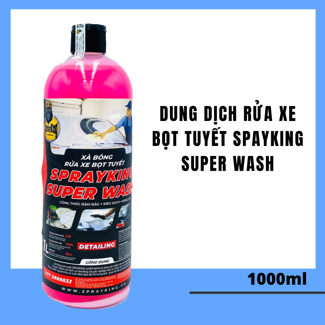 DUNG DỊCH RỬA XE ĐẬM ĐẶC 1 LIT