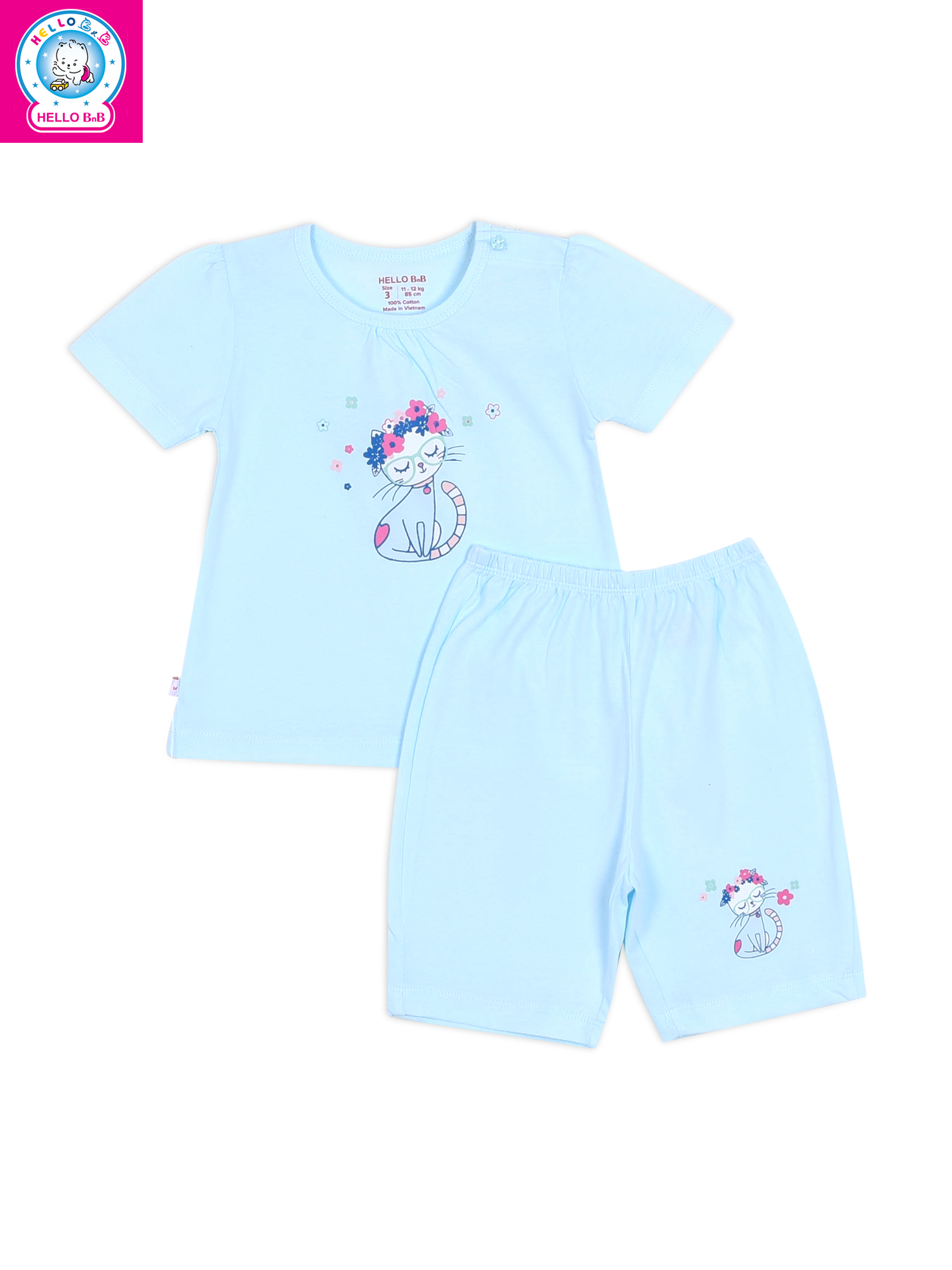 Bộ lửng màu bé gái BN1173 - HELLO BnB