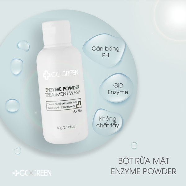 Bột rửa mặt GoGreen ENZYME POWDER TREATMENT WASH