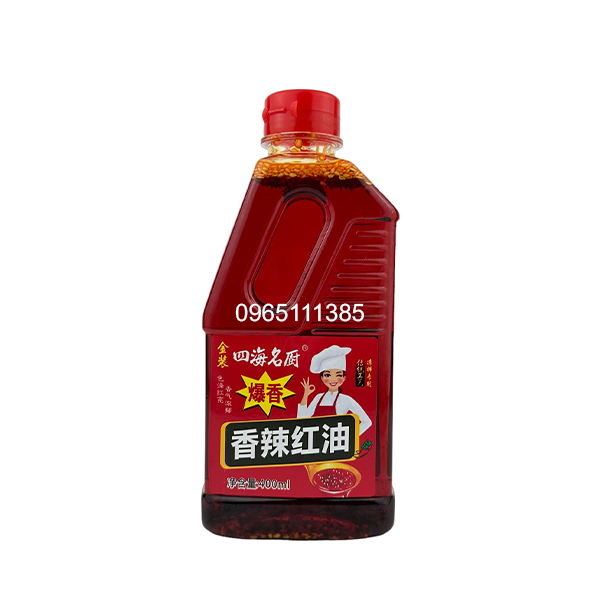 Dầu Ớt Vừng Cay Thơm 400ml