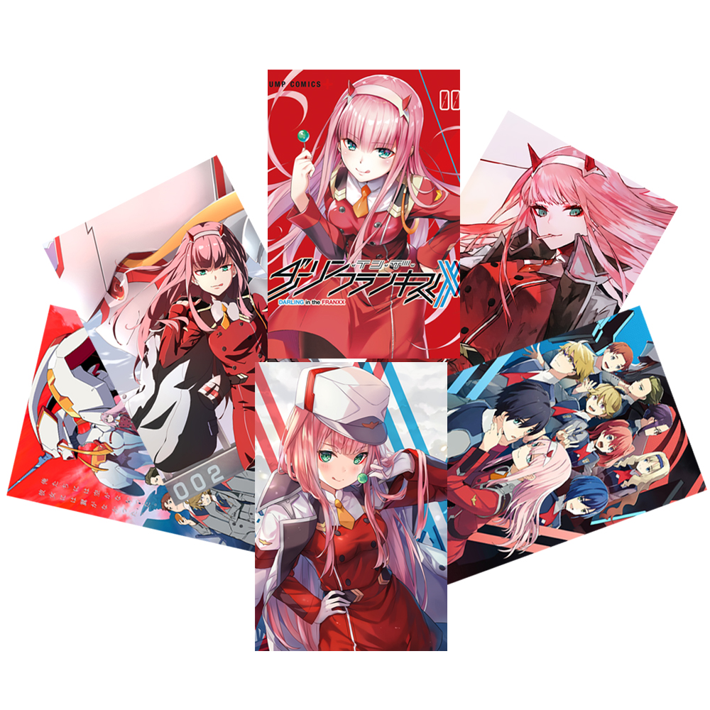 Tranh Poster SET 2 tấm darling in franxx ANIME MANGA A4 tấm khác nhau