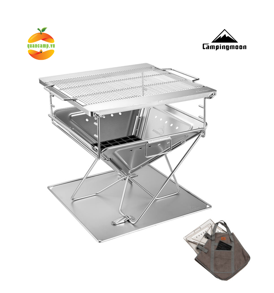 [HCM]Bếp nướng dã ngoại xếp gọn Campingmoon MT-055