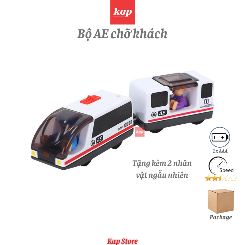[HCM]Tàu điện xe lửa chạy pin (xe không kèm theo đường ray) - xe chơi được trên đường ray xe lửa gỗ