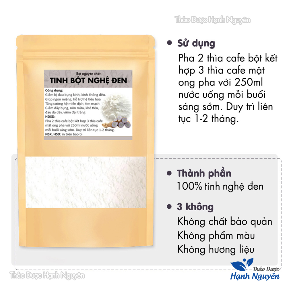 Tinh Bột Nghệ Đen 100g - 150g