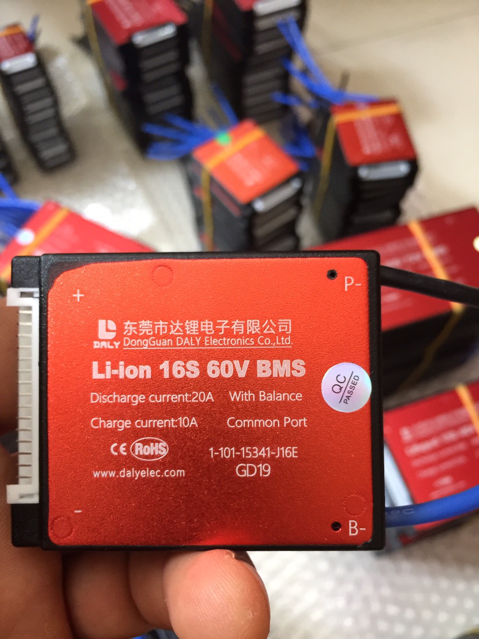 Mạch bảo vệ pin lithium Li On 16S 60V 20A