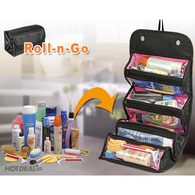 Túi đựng mỹ phẩm thu gọn