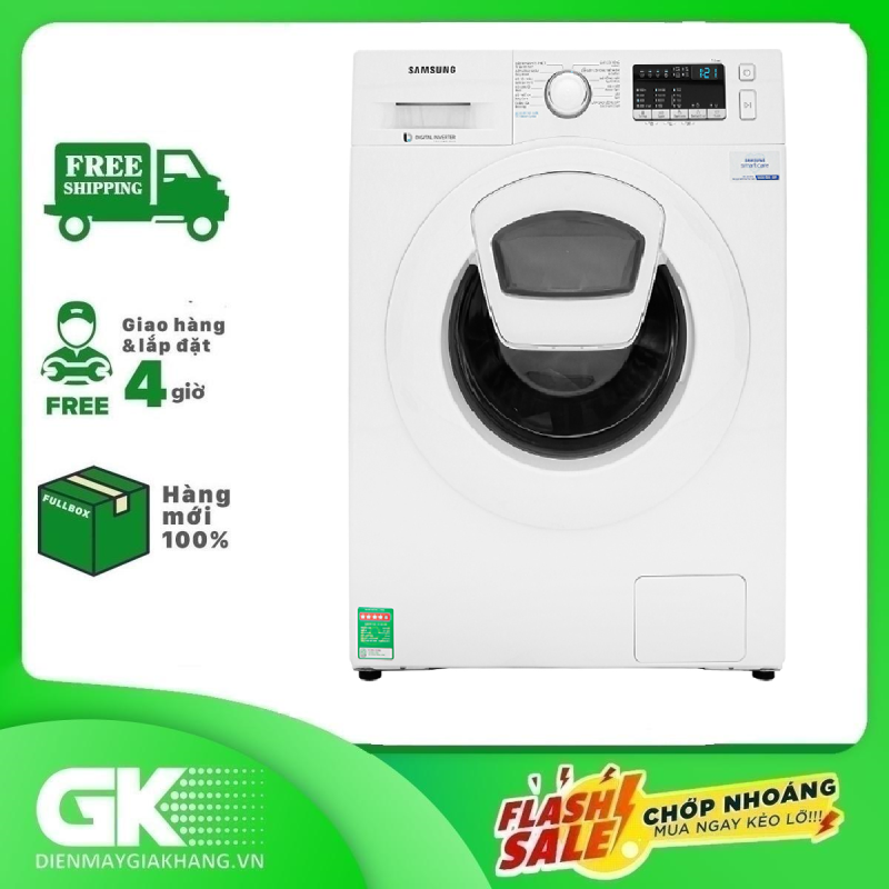Máy giặt Samsung Addwash Inverter 9 Kg WW90K44G0YW/SV chính hãng