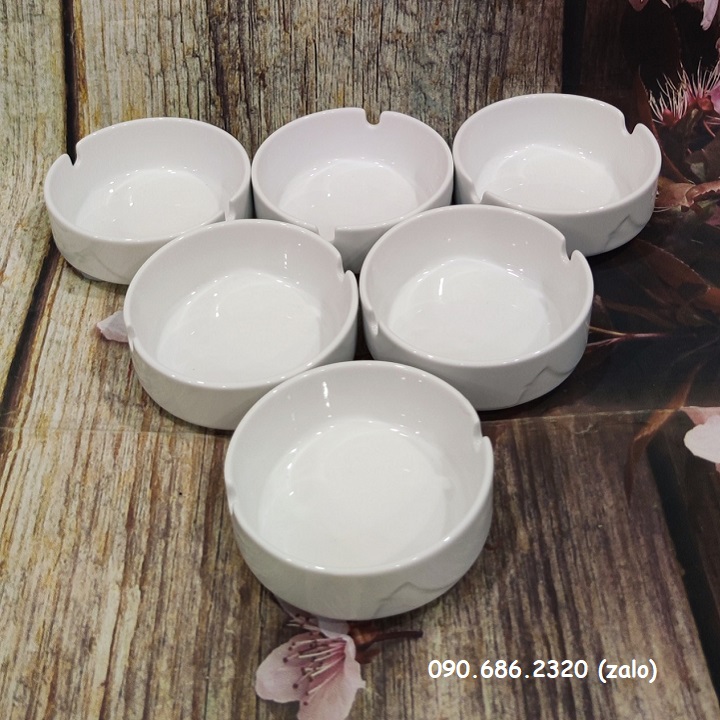 gạt tàn thuốc - gạt tàn thuốc sứ Minh Long