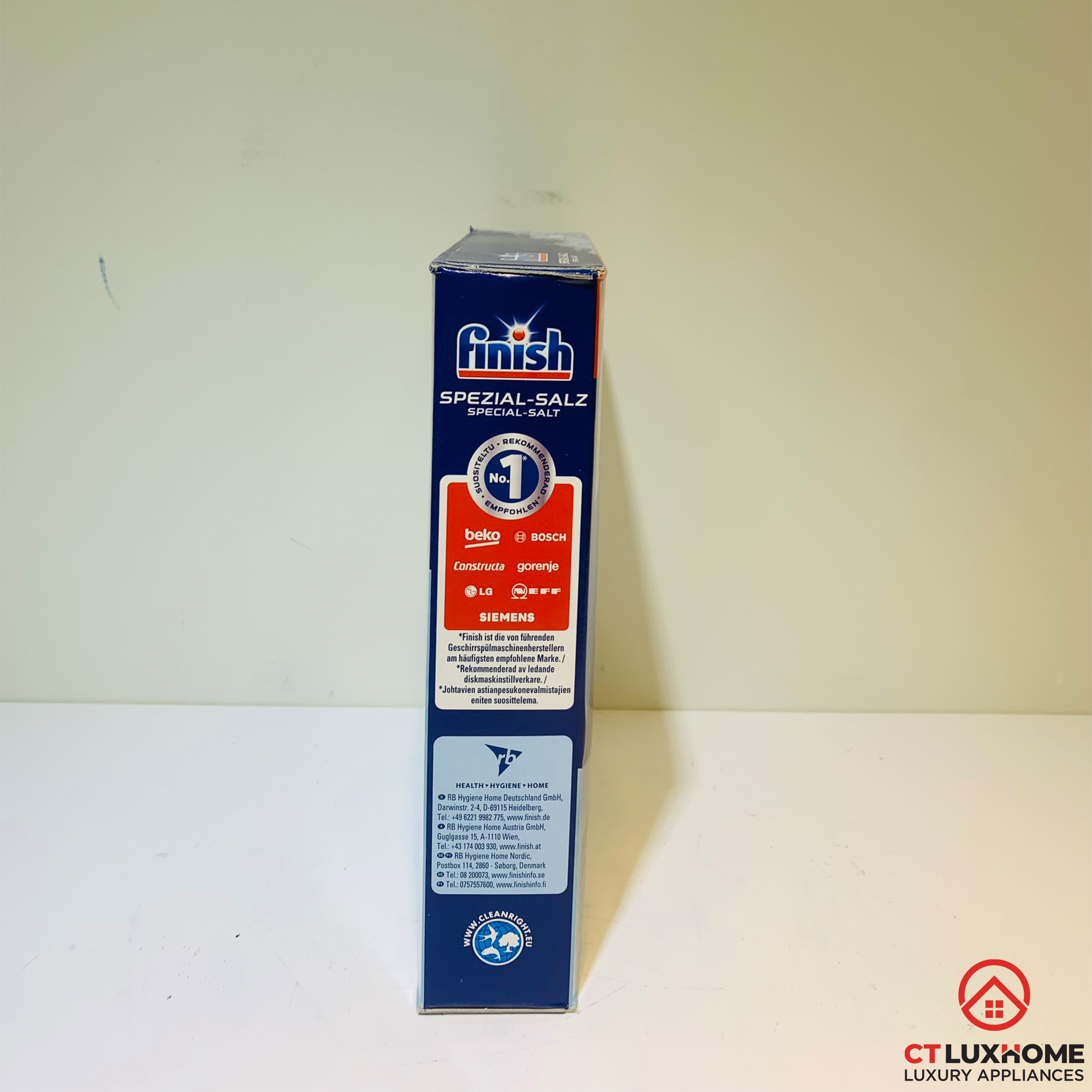Muối rửa chén bát Finish 1,2kg kèm túi zip