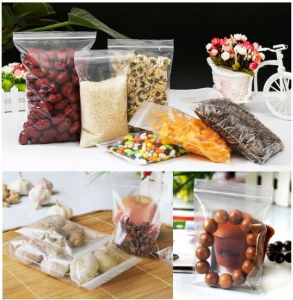 100g Túi Zipper đựng đồ thông dụng (tùy chọn size)