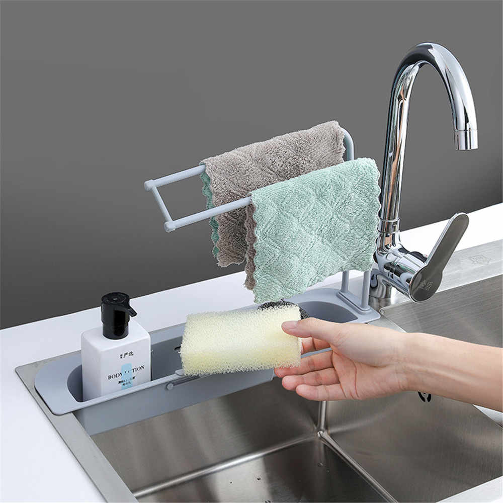 Giá Để Giẻ Rửa Bát - Khay Để Giẻ Rửa Bát