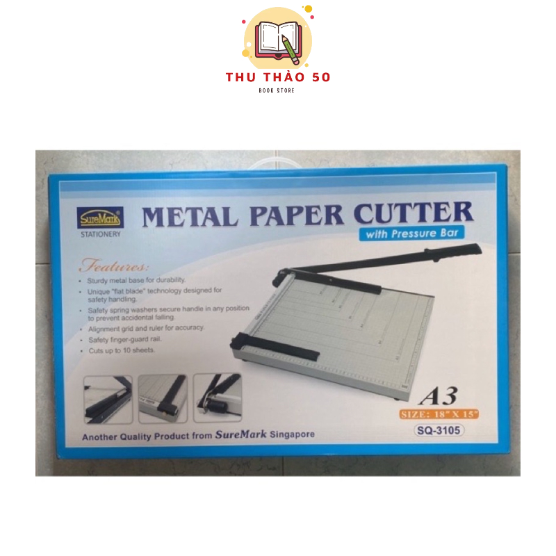 Bàn cắt giấy a3 sq-3105 suremark.