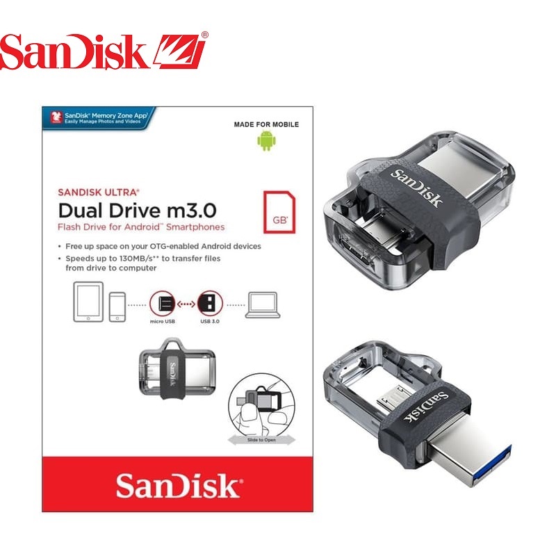 USB SanDisk Ultra Dual Drive m3.0 64GB