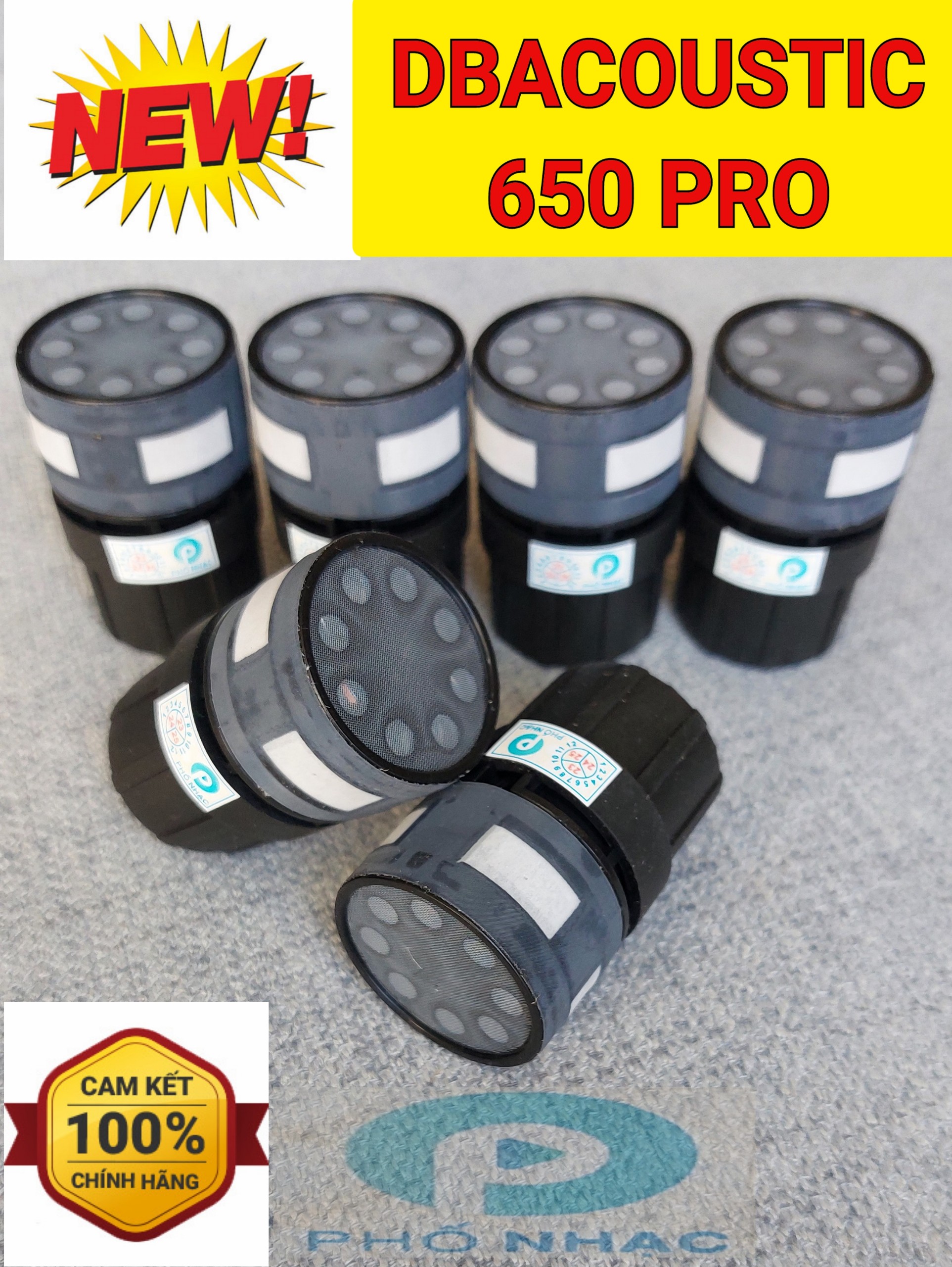 Củ micro DB acoustic 650pro chính hãng, cho tiếng hát mượt mà, tiếng bass dày, độ hút lời mạnh - col db650 pro