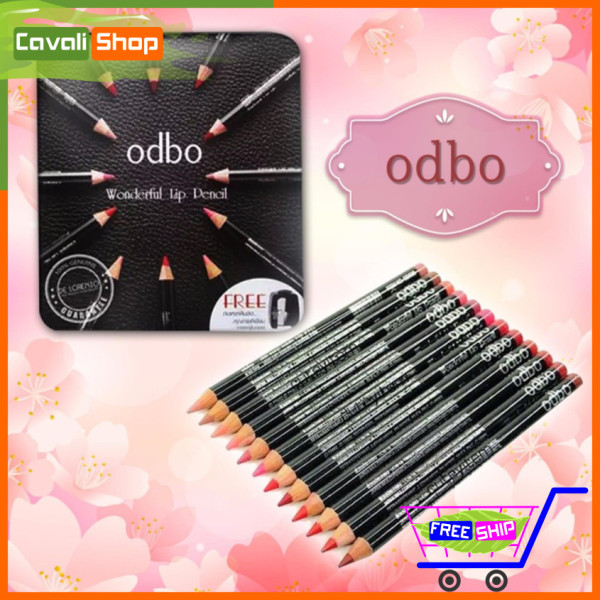 [HCM]Chì kẻ viền môi Odbo Wonderful Lip Penci Thái Lan - Cavali - gồm những tone màu trẻ trung và cá tính giá rẻ