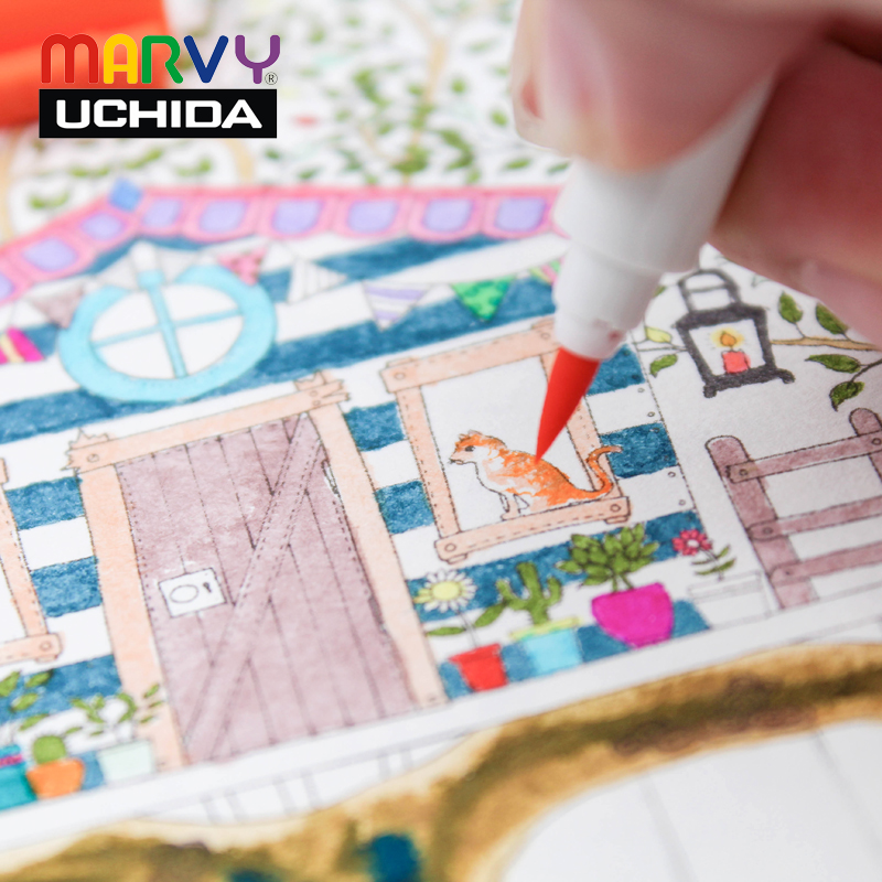 Bút cọ mầu Marvy Artist Brush ( Bán lẻ summer colours)