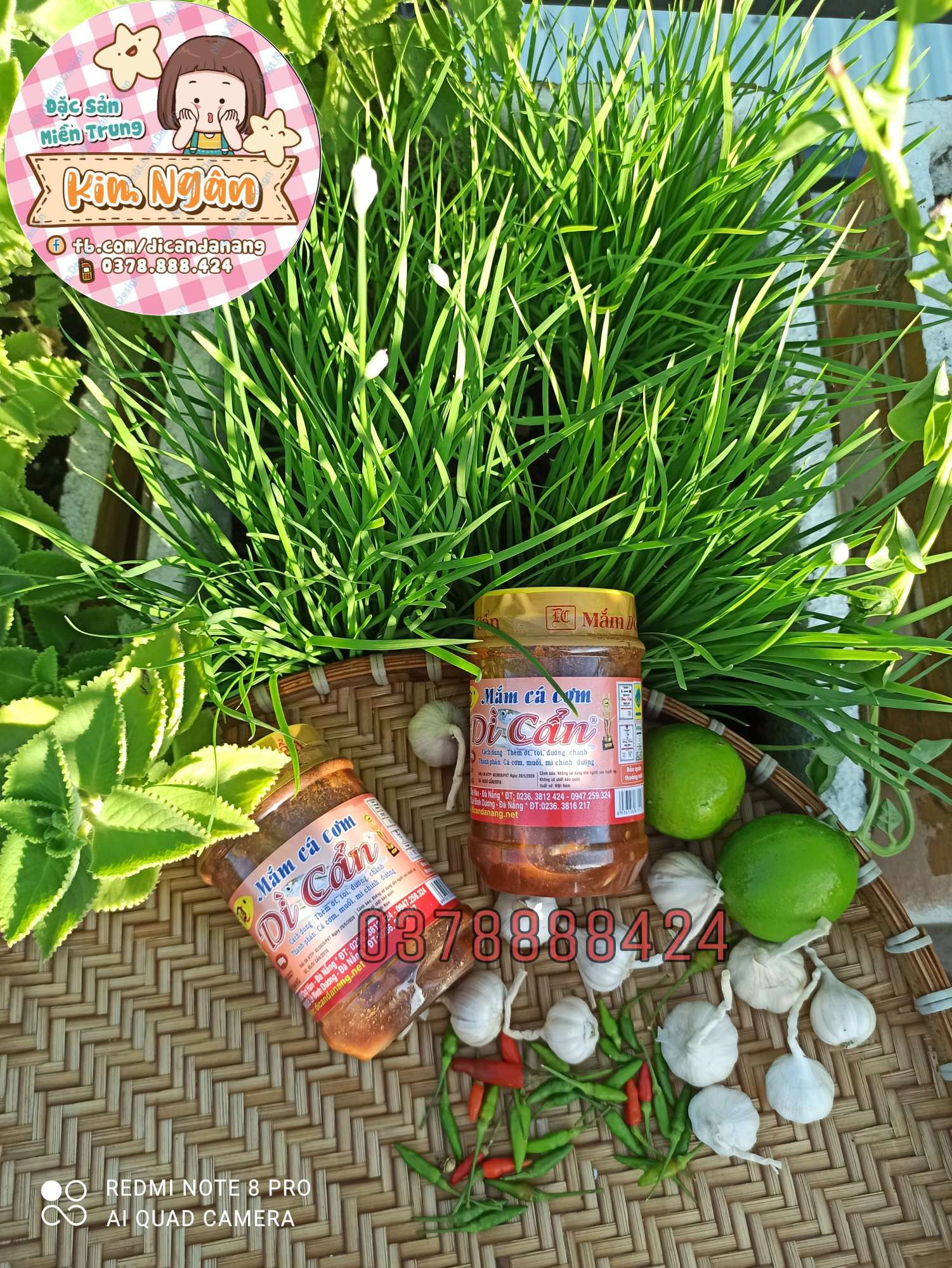 [HCM]2 Hủ Mắm Cá Cơm Dì Cẩn 500g