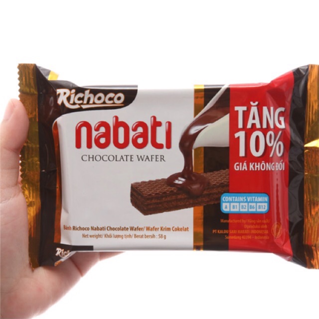 Bịch 20 bánh xốp Nabati giòn ngon