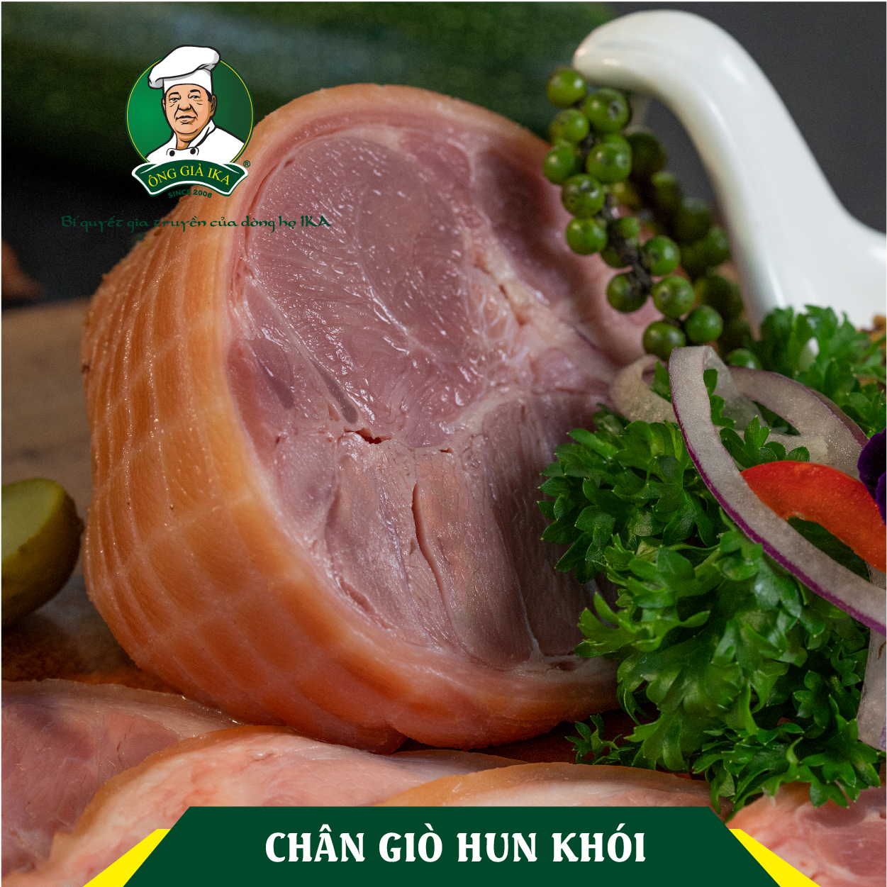 [ Chỉ giao HCM & Hà Nội] Chân giò hun khói 400g Ông già Ika