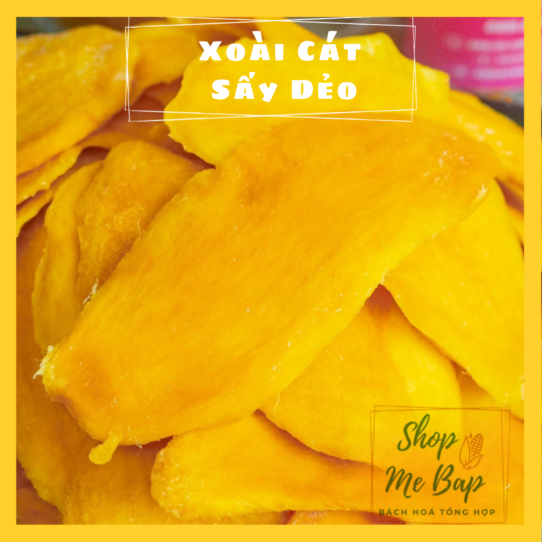 Xoài Sấy Dẻo 250g - Xoài sấy lạnh không đường - Shop Mẹ Bắp