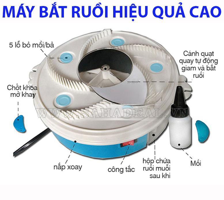 May duoi con trung,Máy bắt ruồi tự động YD-218 cao cấp Hoạt động trên nguyên tắt xoay tròn đưa côn trùng vào không gian không lối thoát giúp gia đình bạn có được một môi trường sống trong lành,an toàn cho sức khoẻ giảm giá 50%