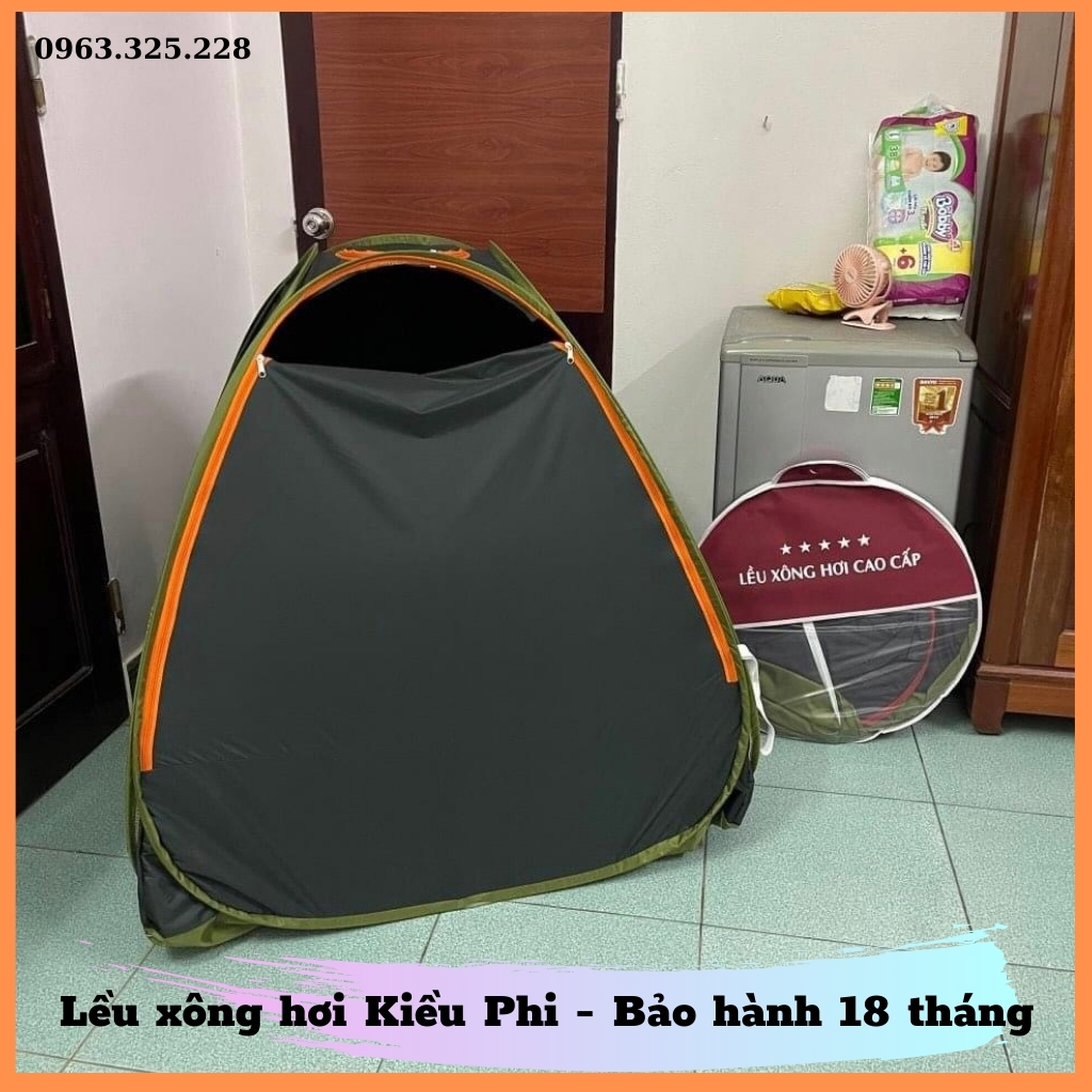 Lều xong hơi cao cấp chui đầu - Lều xông hơi sau sinh tự bung cao cấp giá rẻ tại nhà khung không han gỉ bảo hành 18 tháng