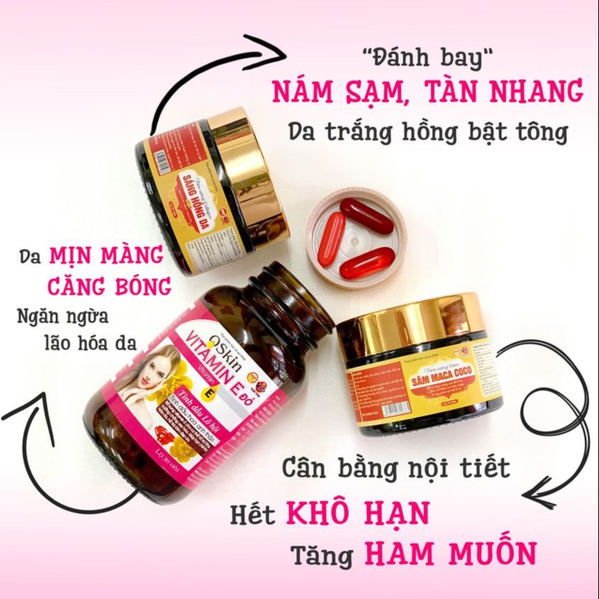 VITAMIN E ĐỎ OSKIN DA ĐẸP THEO THỜI GIAN