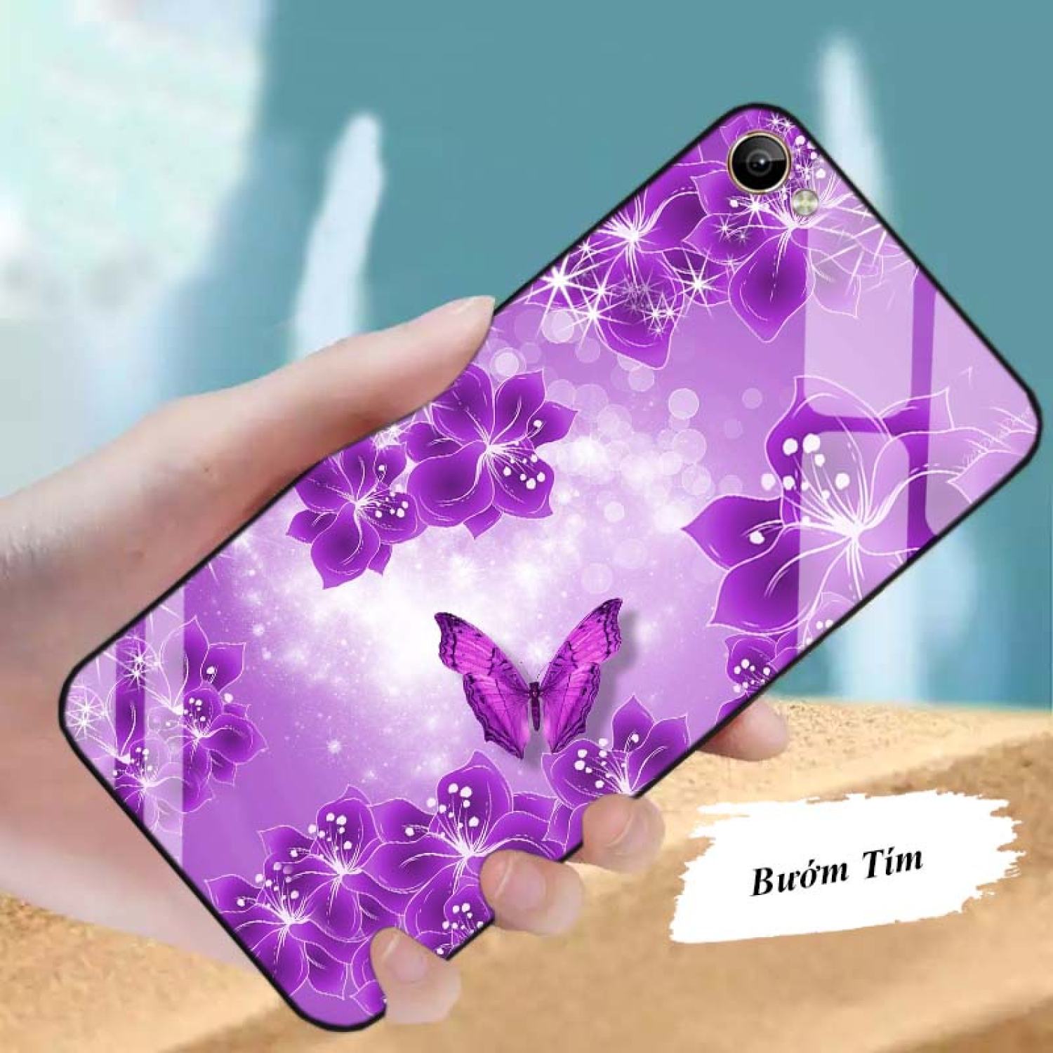 Ốp oppo a83, f3, f3 plus lưng kính cường lực mới ƞhất
